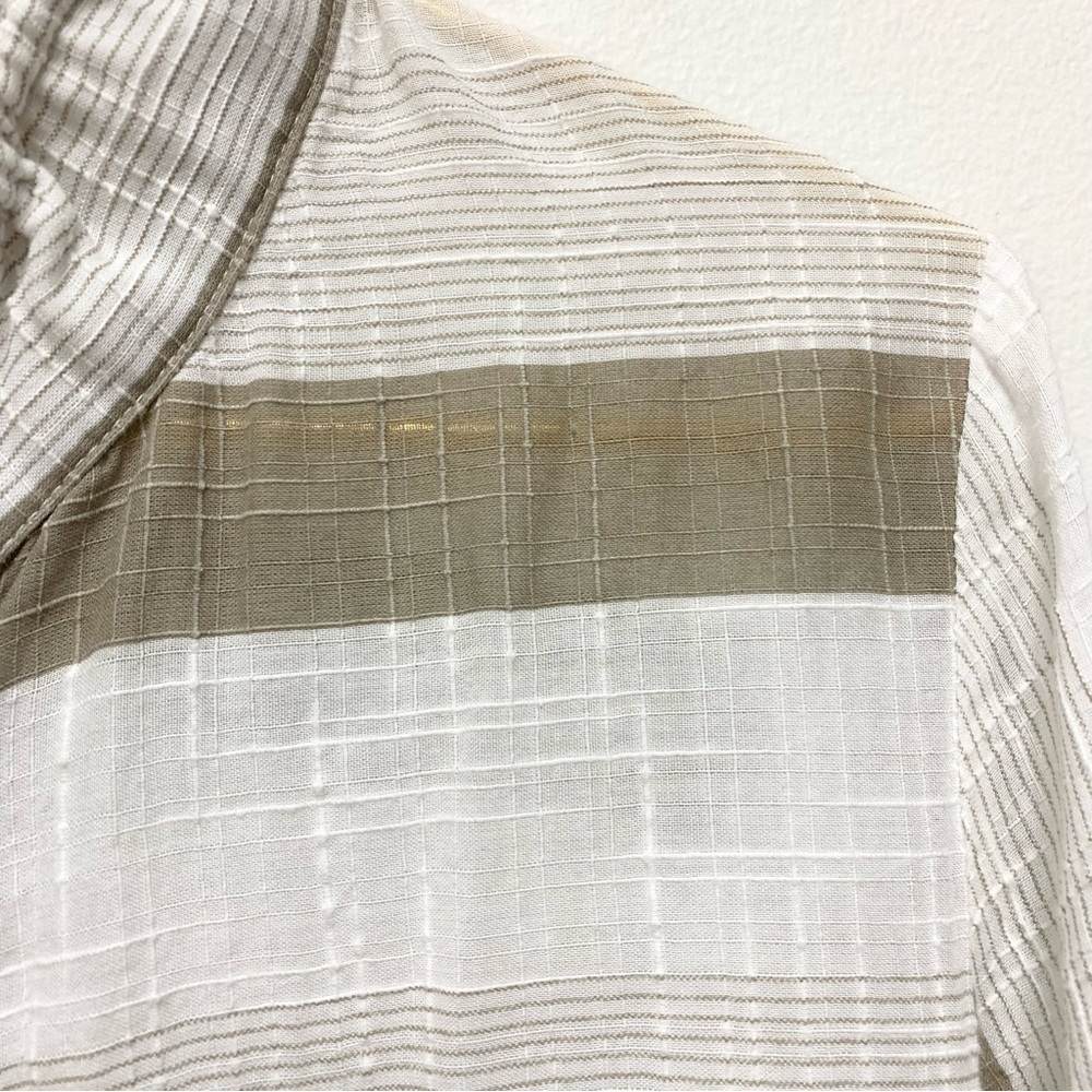 Damee Inc Jacket PXL Wired Stand Collar Lightweight‎ 3/4 Sleeve Lagenlook Artsy - Picture 3 of 11